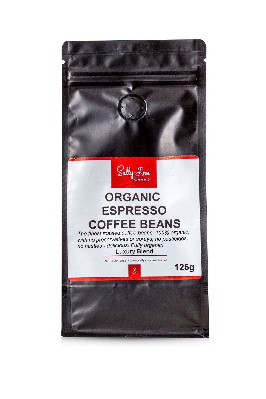 Organic Espresso Coffee Beans 125g