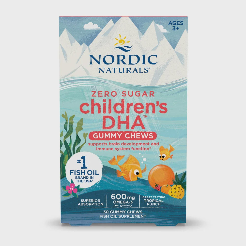 Children's DHA Gummy Chews - Tropical Punch