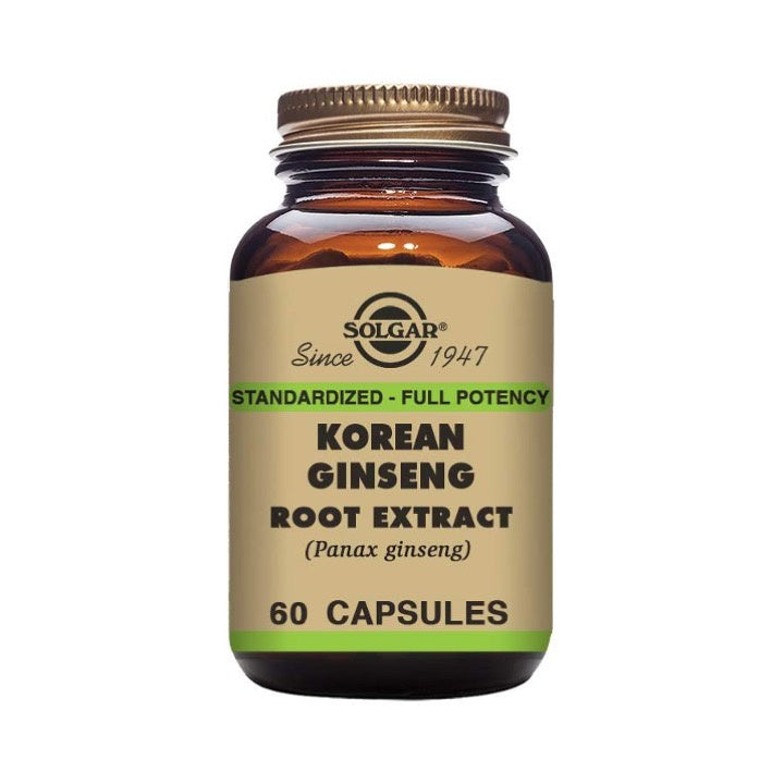 Korean Ginseng Root Extract Vegicaps 60s