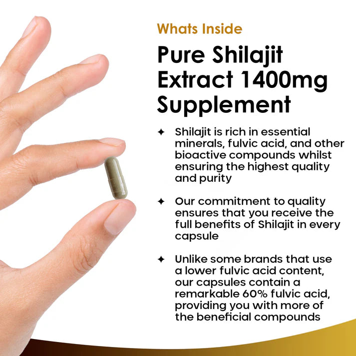 Shilajit 1400MG 120caps