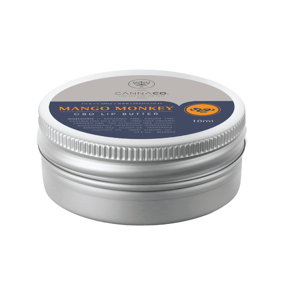 Cannaco Mango Monkey CBD Lip Butter 14g