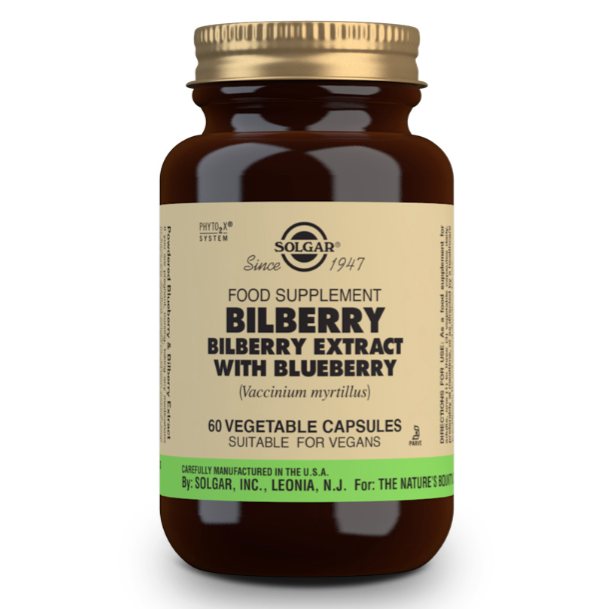 Bilberry Berry Extract Vegicaps 60s