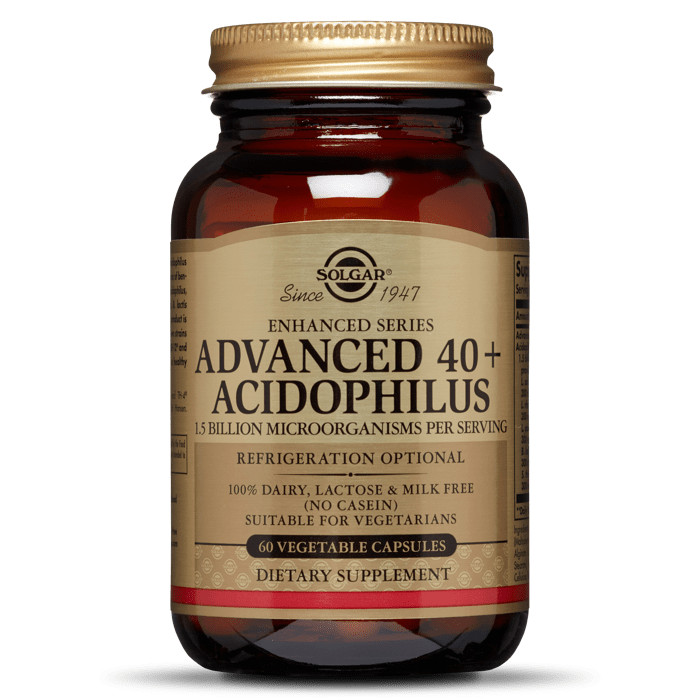 Advanced 40 + Acidophilus Vegicaps 60s