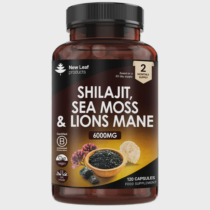 Shilajit, Sea Moss & Lions Mane