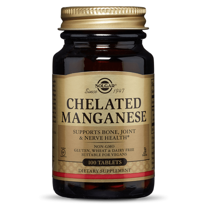 Chelated Manganese Tabs 100s