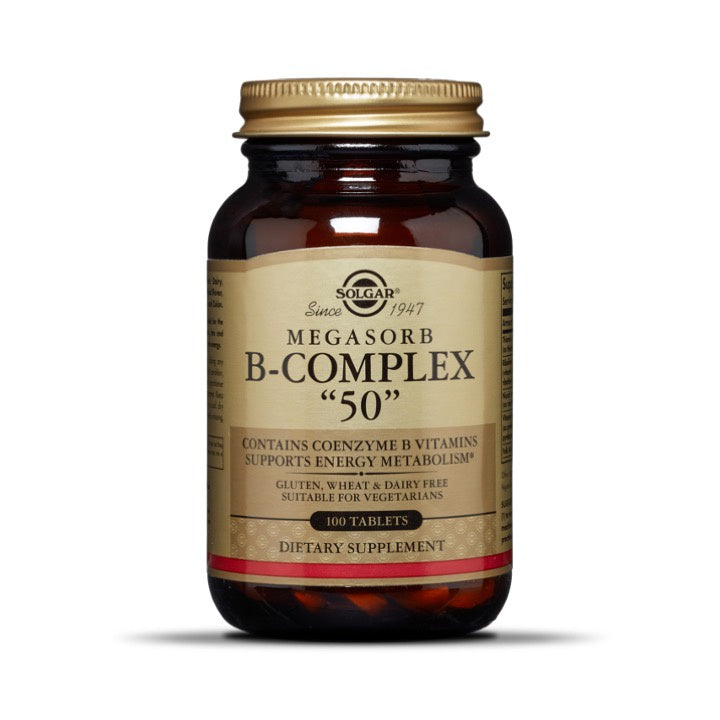 Megasorb Vitamin B-Complex "50" Tabs 100s