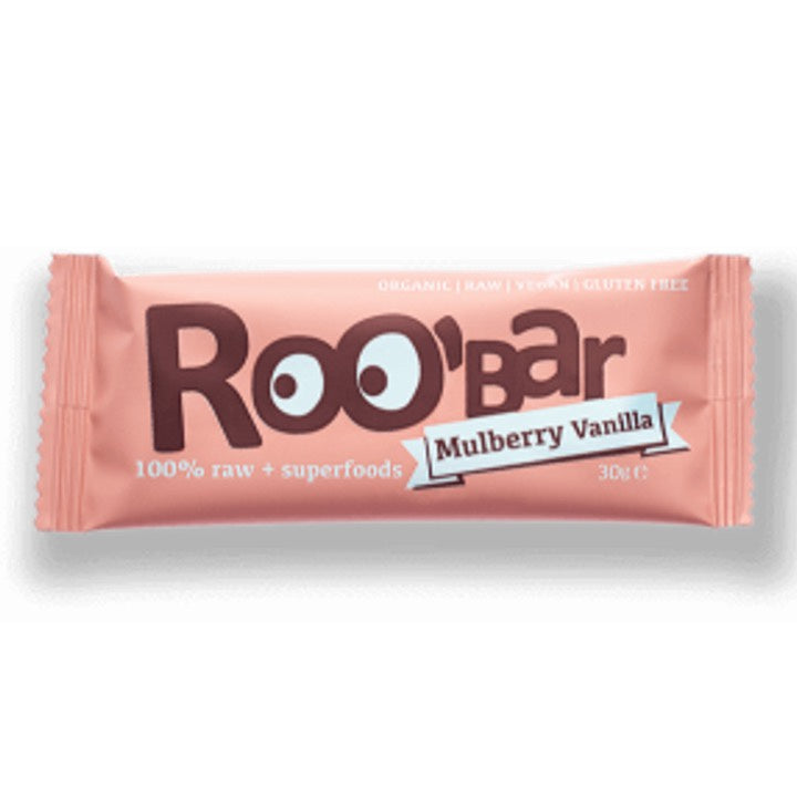 Roobar Mulberry & Vanilla Bar 30g