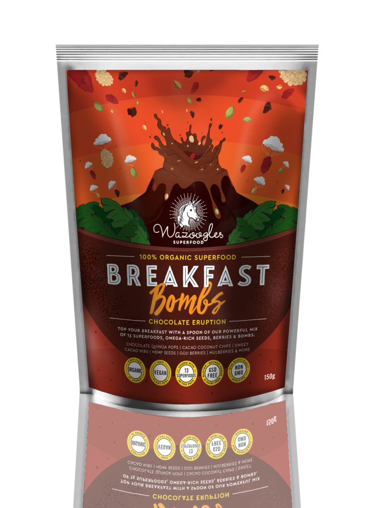 Wazoogles Breakfast Bomb Chocolate Eruption 150g