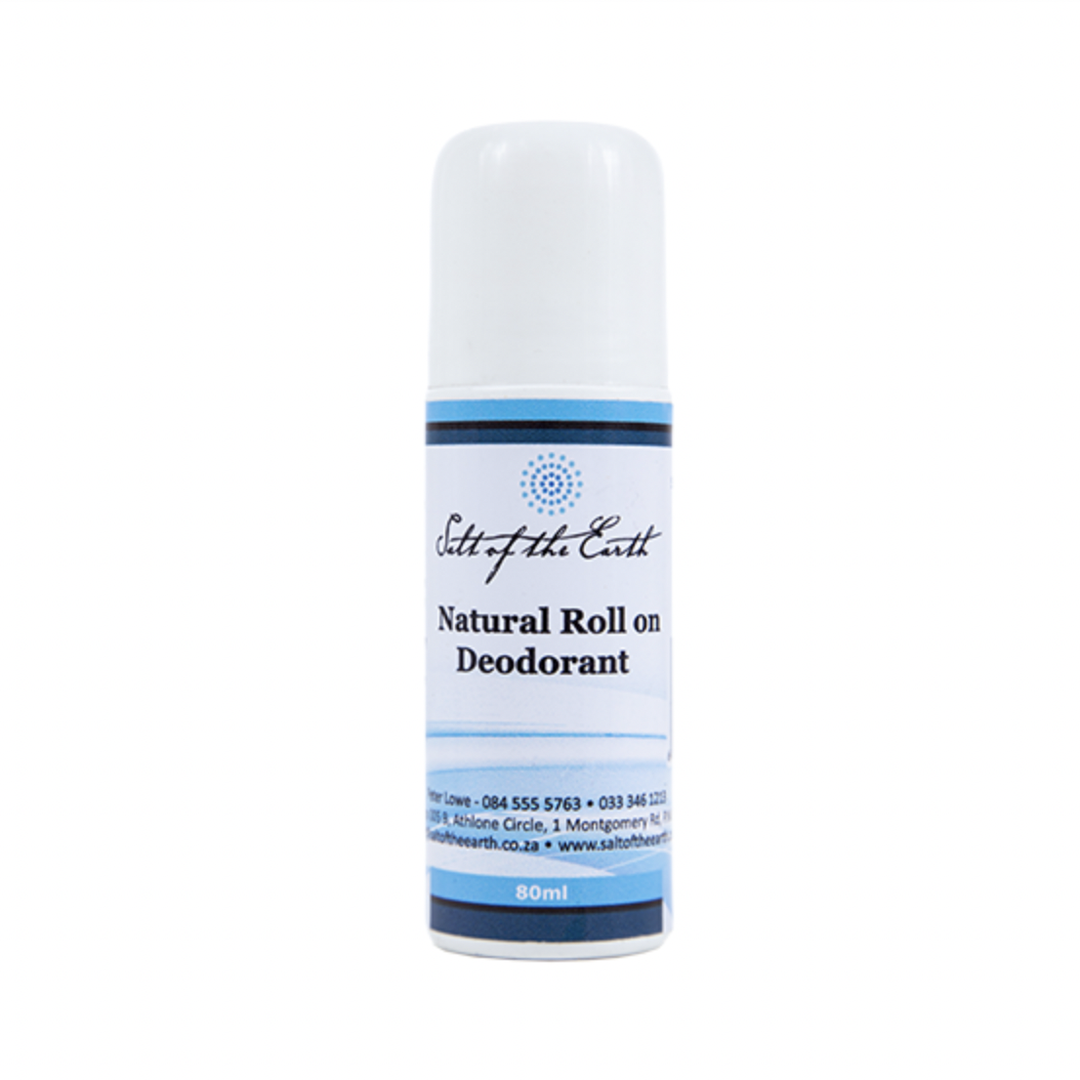 Natural Deodorant Roll-On Unscented 80mls