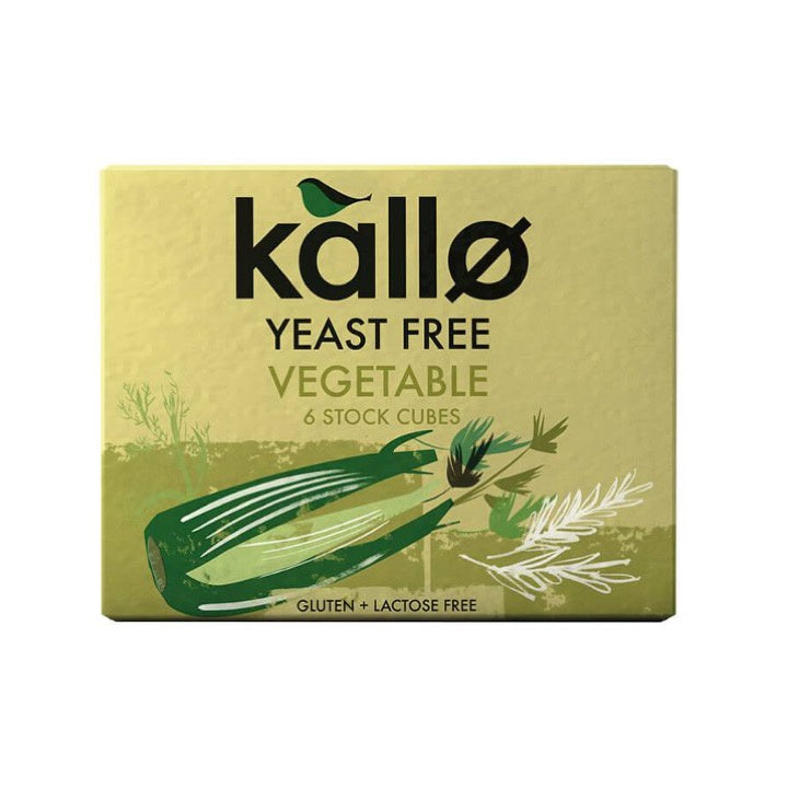 Kallo Yeast Free Vegetable Stock Cubes 66g