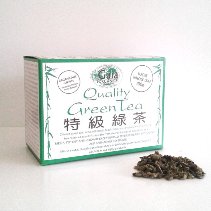 Organic Green Tea Loose Leaves 100g