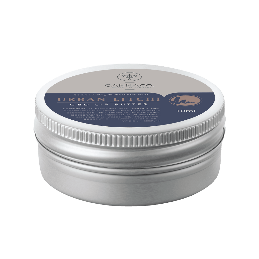 Cannaco Urban Litchi CBD Lip Butter 14g