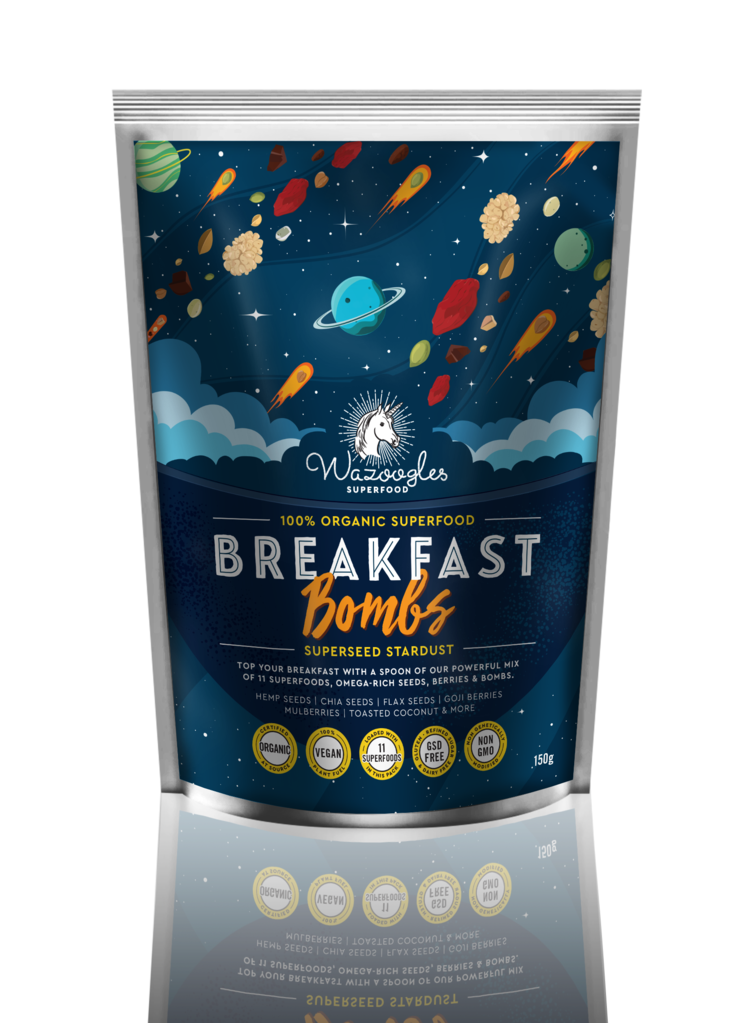 Wazoogles Breakfast Bomb Superseed Stardust 150g