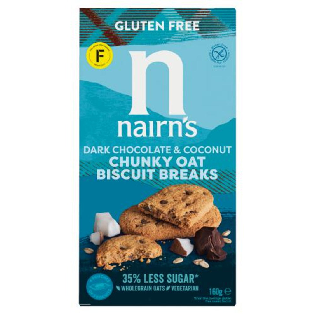 Gluten Free Choc &amp; Coconut Chunky Biscuits 160g