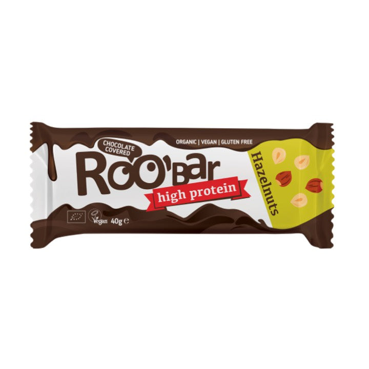 Roobar Chocolate Hazelnut & Protein Bar 30g