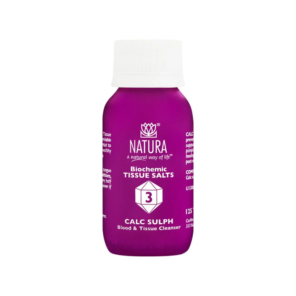 Natura T/S 3 - Calc Sulph 125tabs