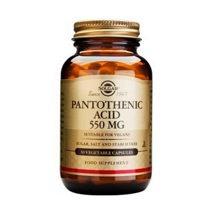 Pantothenic Acid Vegicaps 550mg 50s