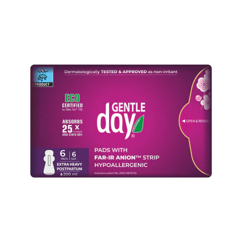 N06 GENTLE DAY - Organic Extra Heavy/Postpartum Pads