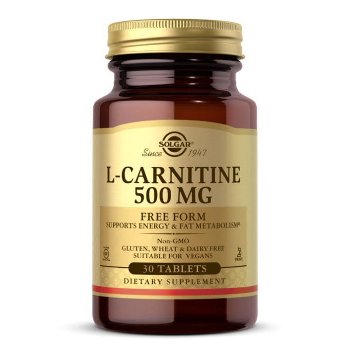 Maxi L Carnitine 500mg Tabs 30s