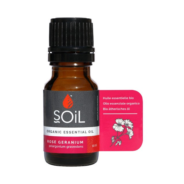 Soil Organic Rose Geranium Oil 10ml