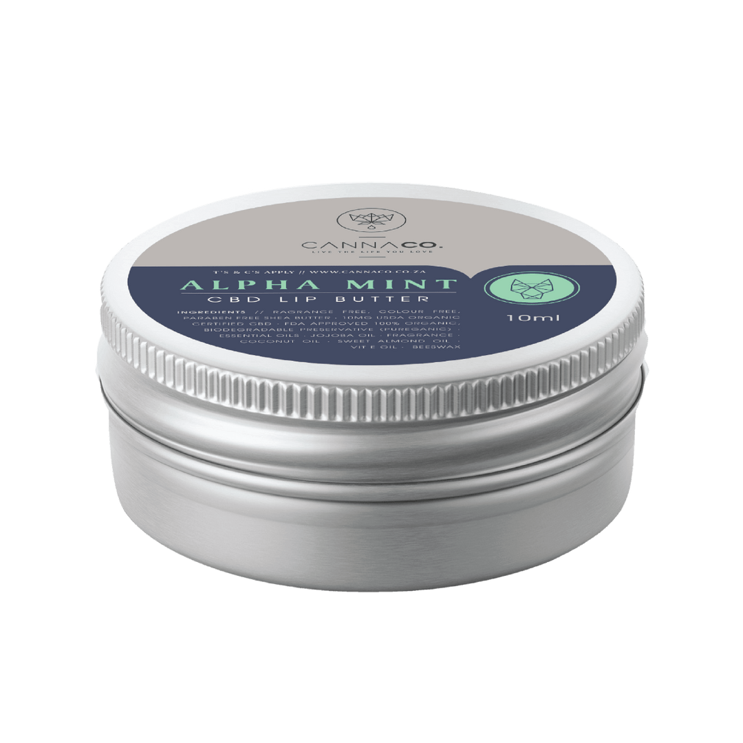 Cannaco Alpha Mint CBD Lip Butter 14g