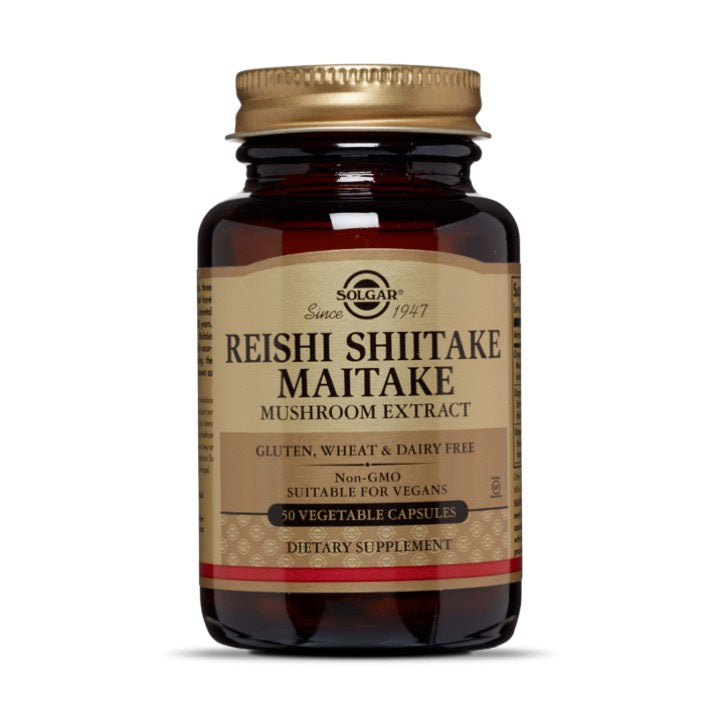 Reishi Shiitake Maitake Mushrooms 50s