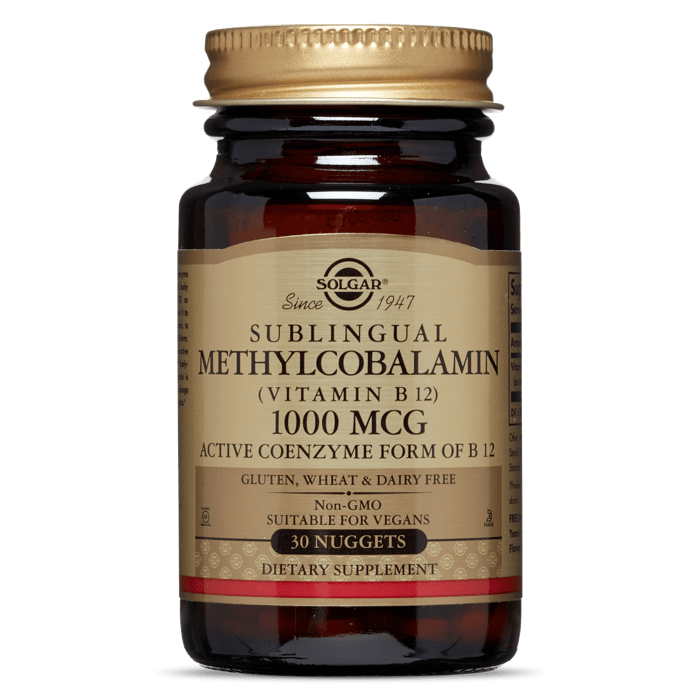 Methylcobalamin 1000mcg Nuggets 30s