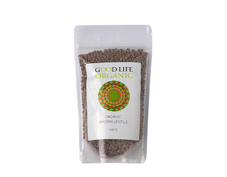 Brown Lentils 450g good life organic