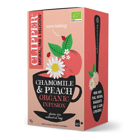 Clipper Organic Chamomile &amp; Peach