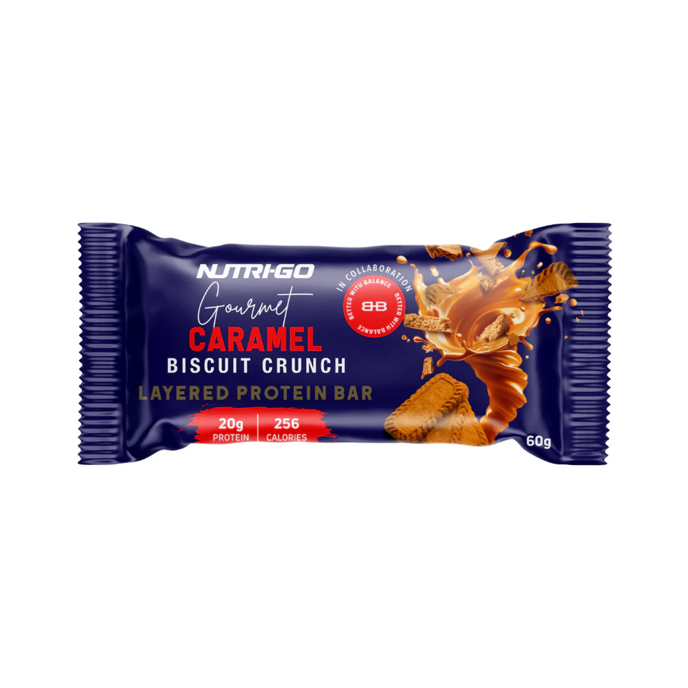 Caramel Biscuit Crunch Protein Bar 60g