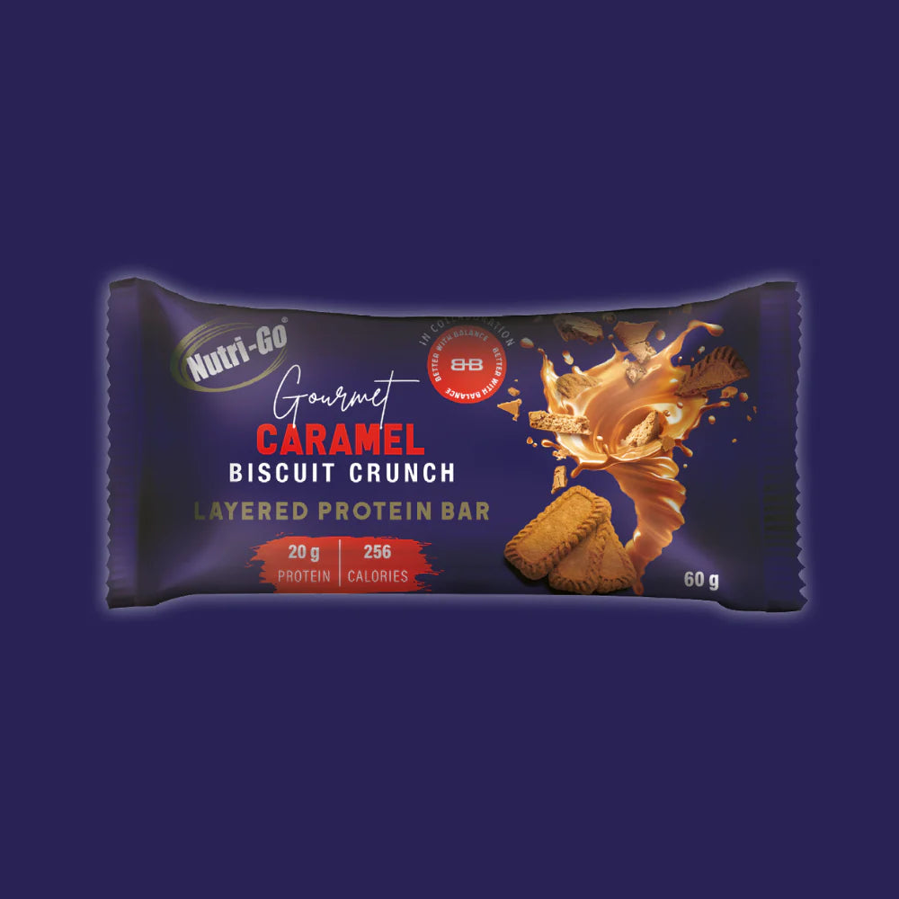 Caramel Biscuit Crunch Protein Bar 60g