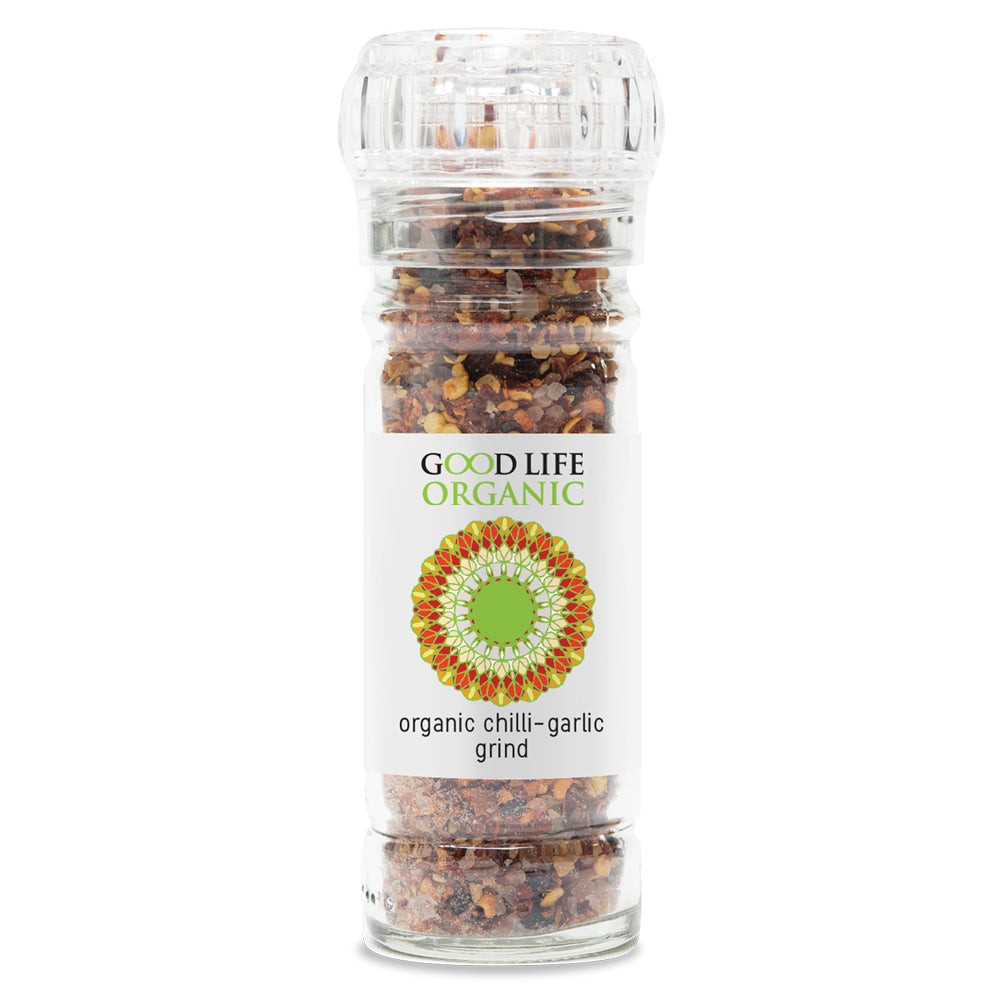 Organic Chilli Garlic Grinder 80g