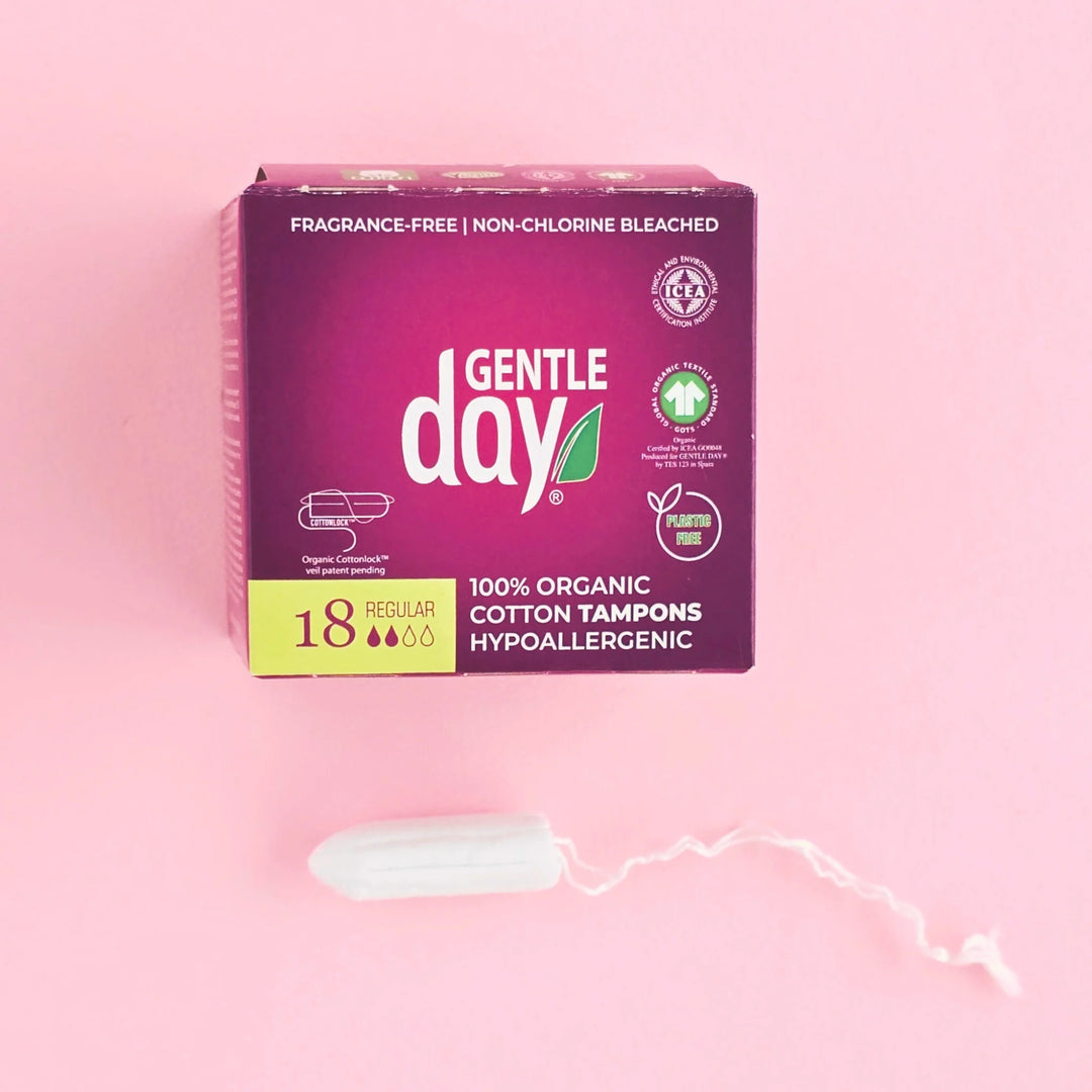 T18R GENTLE DAY - Organic Cotton Tampons Regular