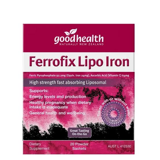 Ferrofix Lipo Iron 20x2g Sachets