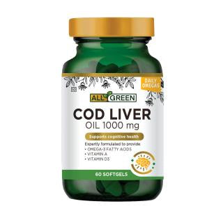 All Green Cod Liver Oil 1000mg 60c