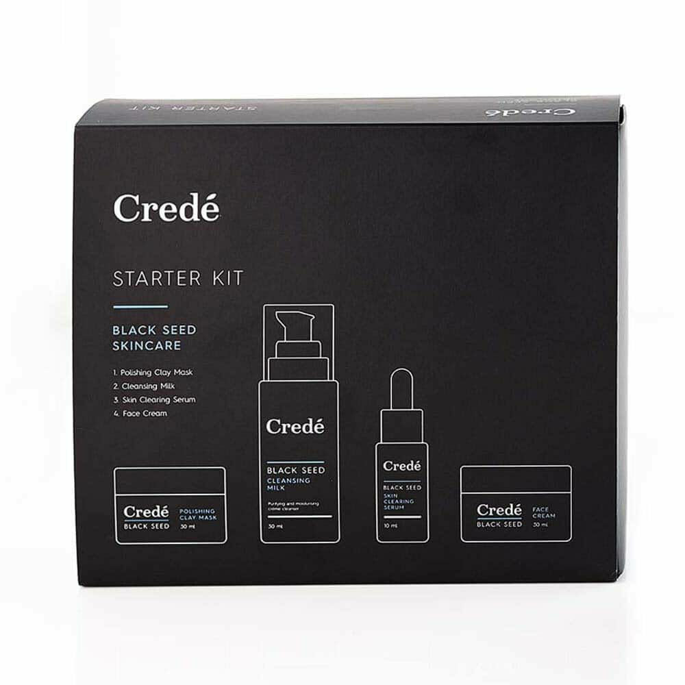 Crede Starter Kit  ( Mask , Cleanse, Serum ,Cream )