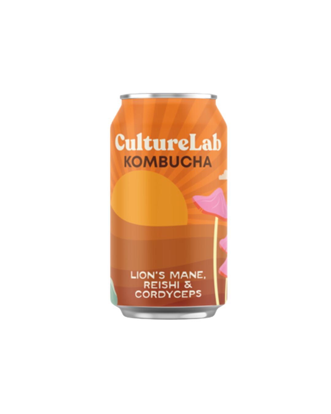 Lions Mane Reishi &amp; Cordyceps Kombucha 330ml