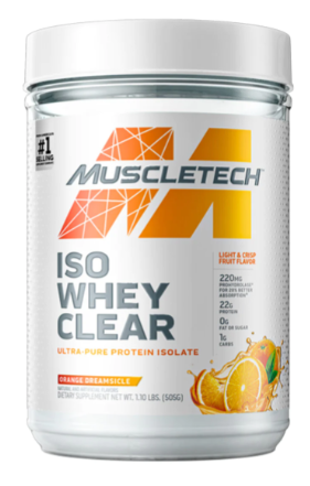 MuscleTech ISO Whey Clear - Orange Dreamsicle