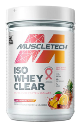 MuscleTech ISO Whey Clear - Pink Tropical Punch