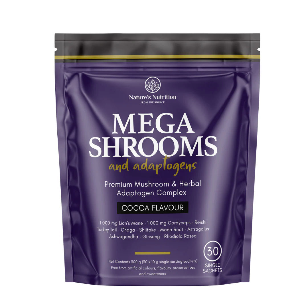 Mega Shrooms and Adaptogen pouch 30sc