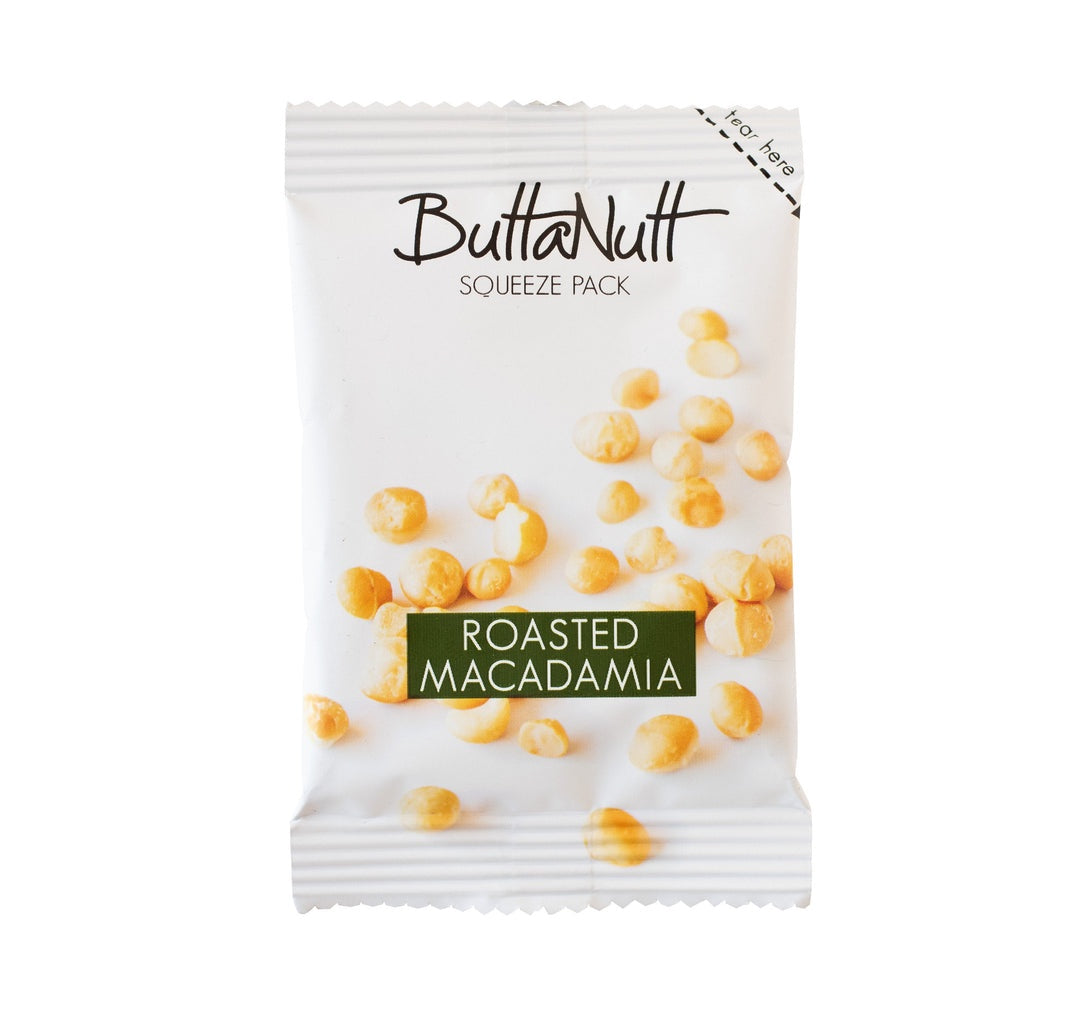 ButtaNutt Roasted Macadamia Squeeze Pack 32g