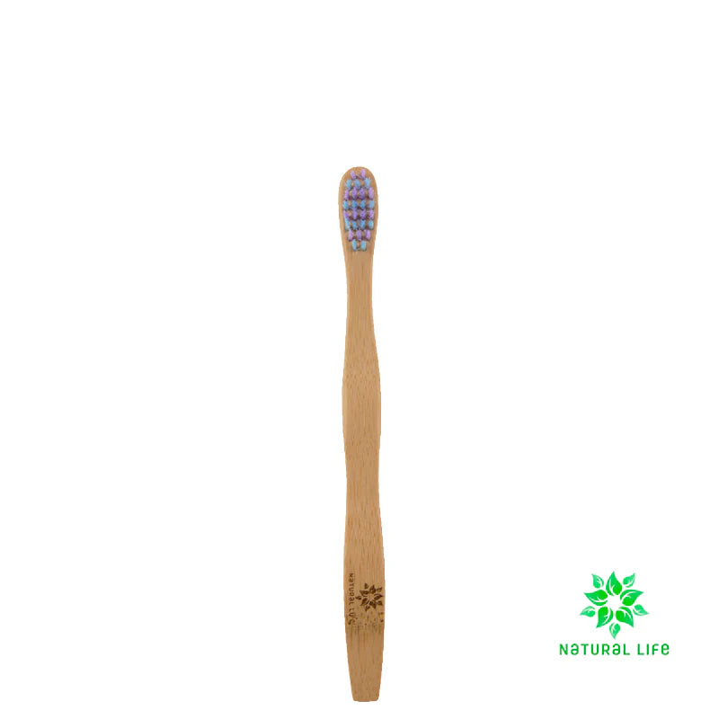 Kids Bamboo Toothbrush - Blue /Purple