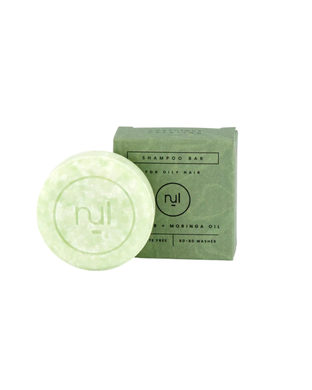 Nul Baobab and Moringa Oil Shampoo Bar 60g