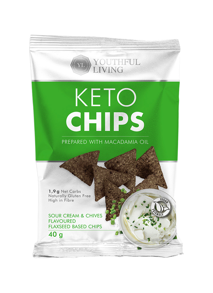 Keto Chips Sour Cream &amp; Chives 40g