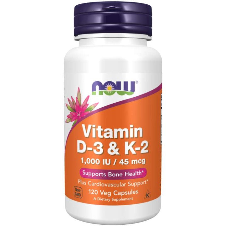 Vitamin D3 1000 IU + Vitamin K2 45mcg 120vc