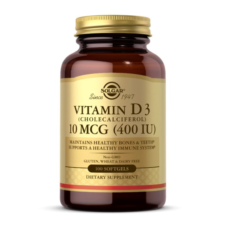 Vitamin D3 10ug Softgels 100s