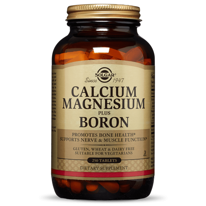 Calcium Magnesium Plus Boron Tabs 250s