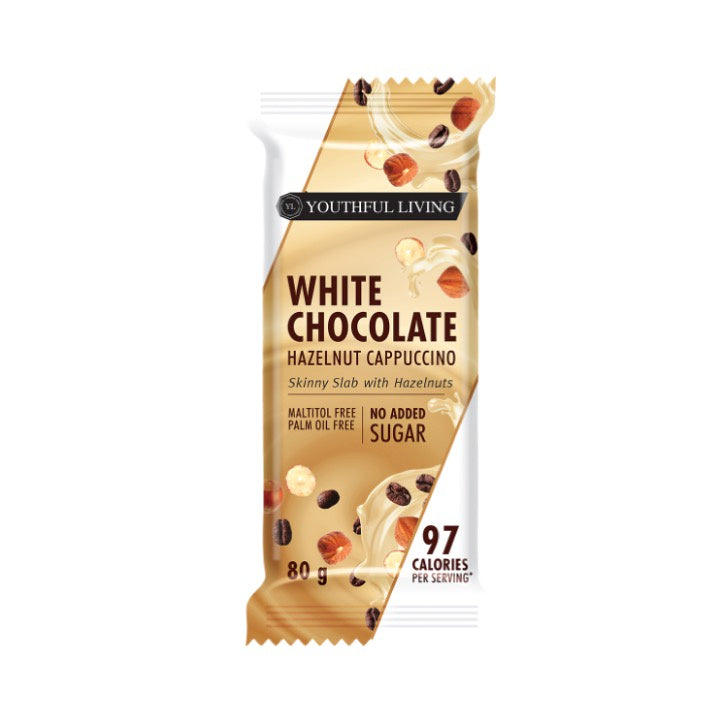 White Choc ( Hazelnut & Cappuccino ) 80g