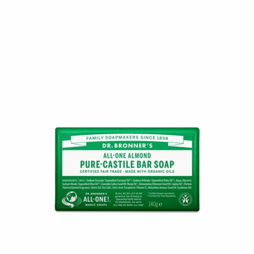 Pure Castile Almond Bar Soap 140g