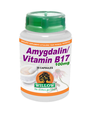 Amygdalin/Laetrile/Vitamin B17 100mg 30caps